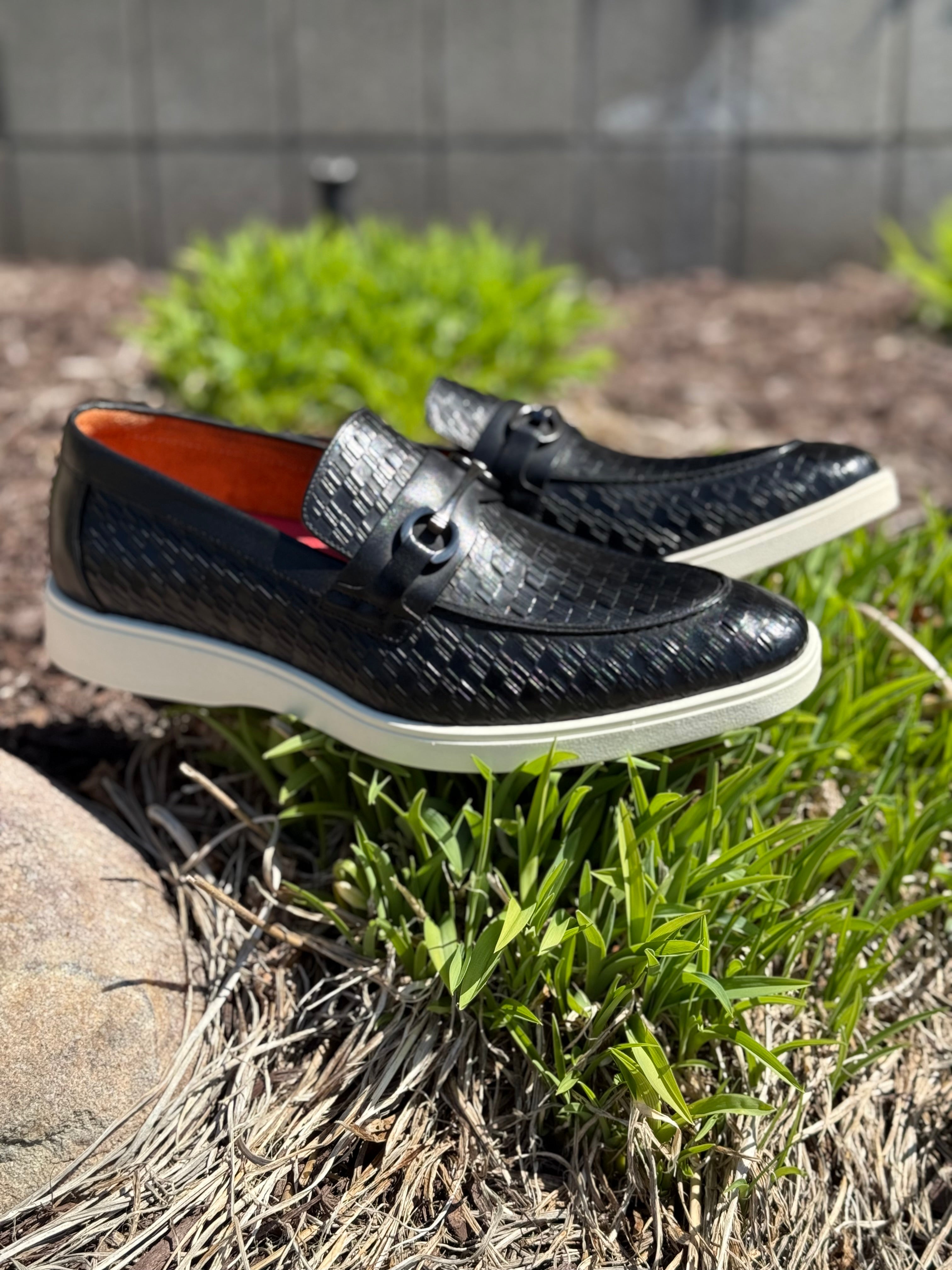 Stacy Adams Slip on Loafer (Black)