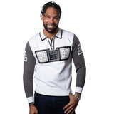 Prestige "Darko" Polo Sweater (White) 550