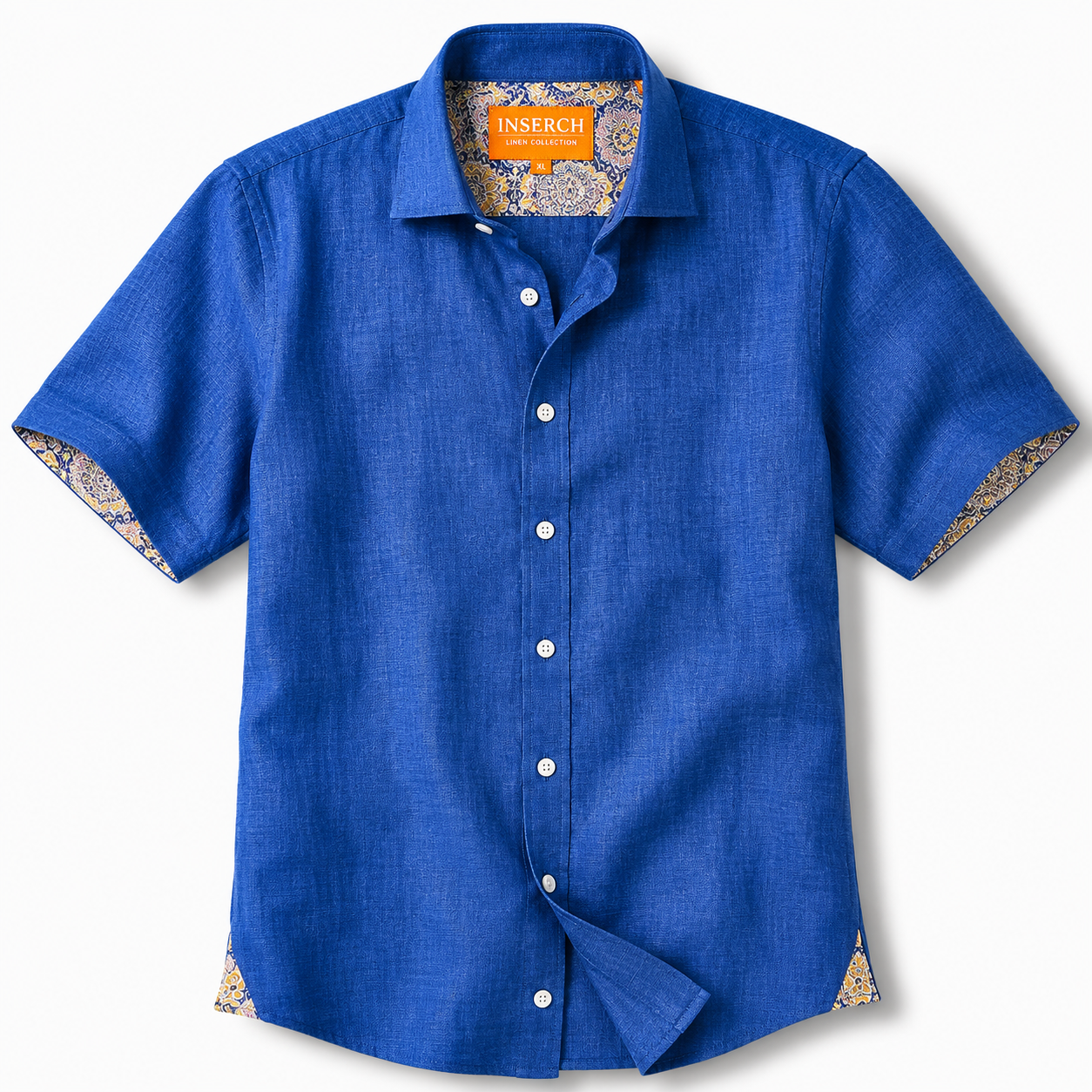 Inserch Premium Linen Shirt - River Blue 717