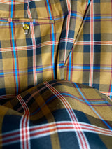 Prestige Plaid Pant (Caramel/Black/Blue) Caramel