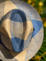 Bruno Straw Hat "Cubano" (Denim/Naturla)