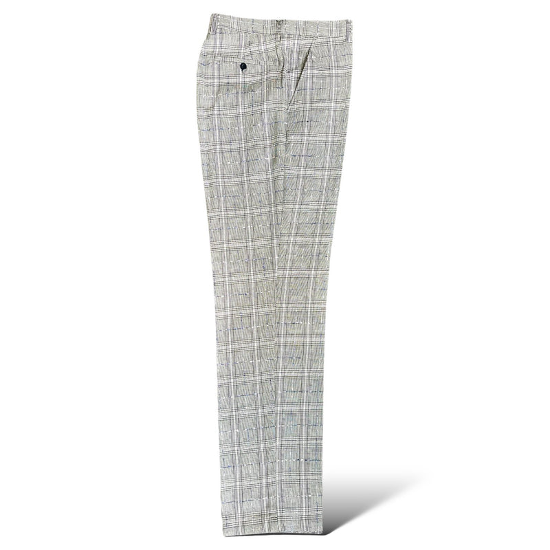 Prestige Plaid Pant (Gray/Black/Blue) Navy-1