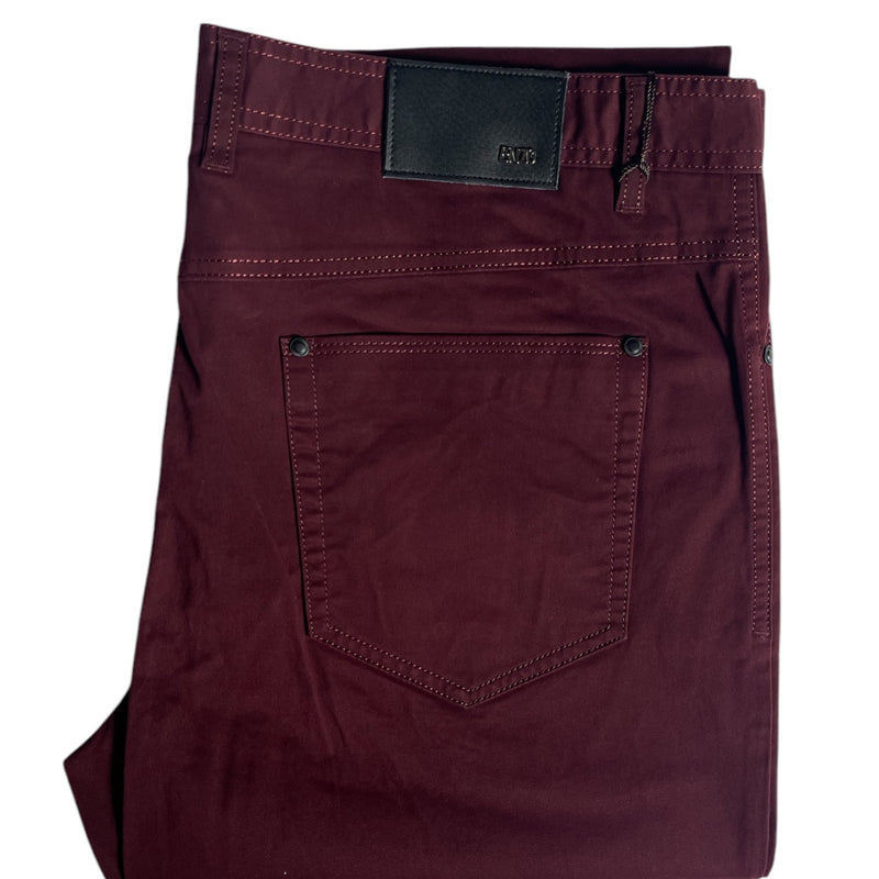 Enzo Stetch Pant (Burgundy) Alpha 217