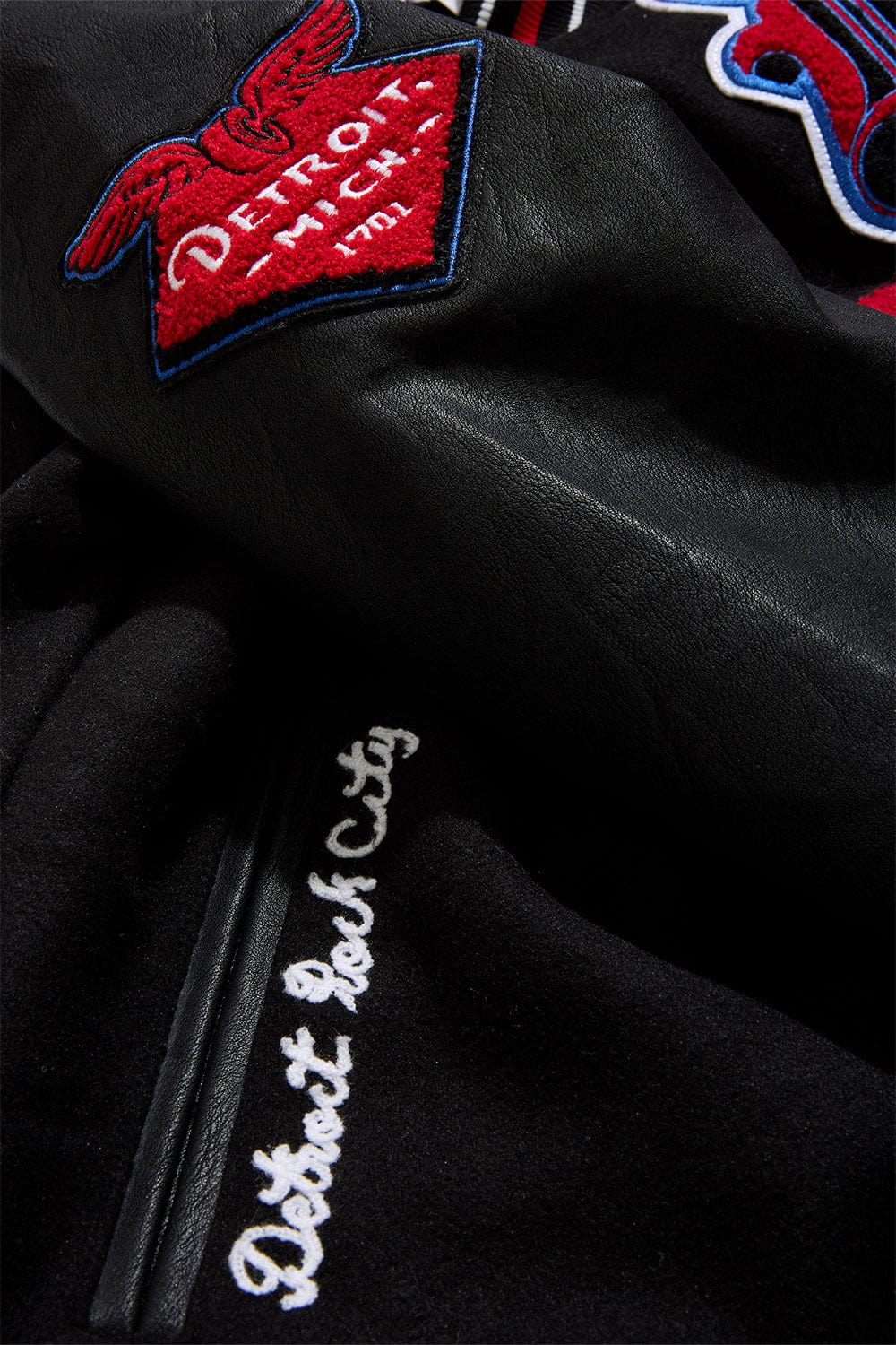 Jordan Craig "Detroit City" Bomber Jacket (Black)