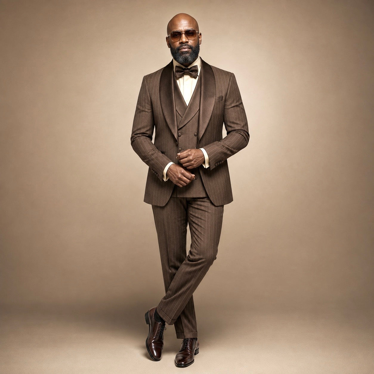 Rossi Man 3 Piece Tuxedo -  Dusty Tan RM1965
