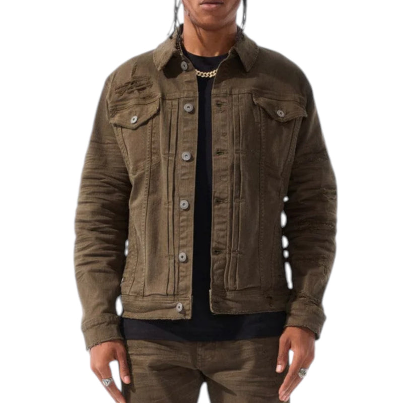 Jordan Craig "Maxton" Denim Jacket (Army)