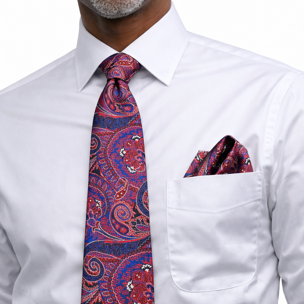 Rossi Man Tie & Pocket Round Set – RMR616-3