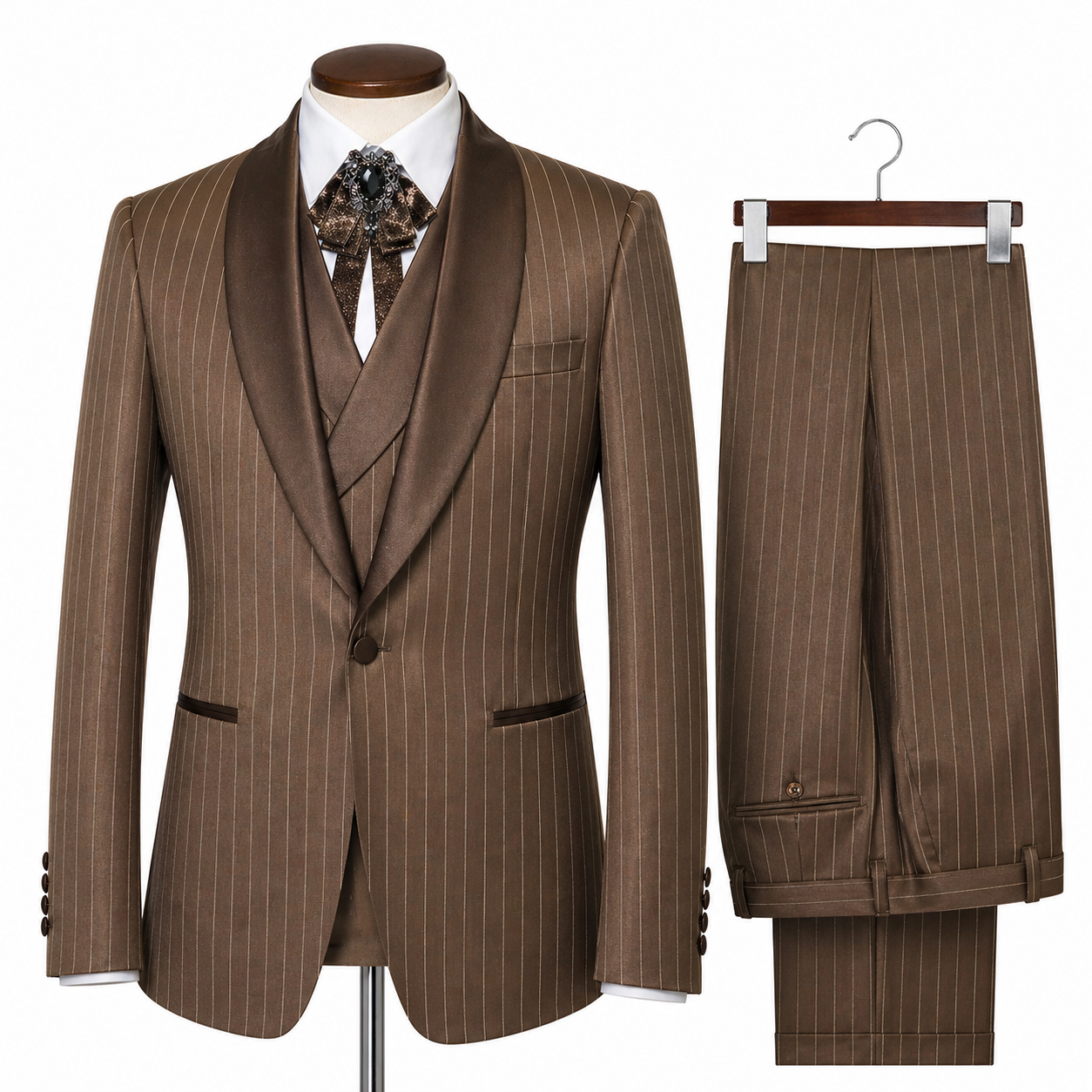Rossi Man 3 Piece Tuxedo -  Dusty Tan RM1965
