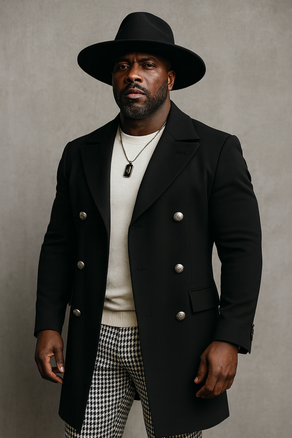 Berlin DB Lightweight Trench Coat (Black)