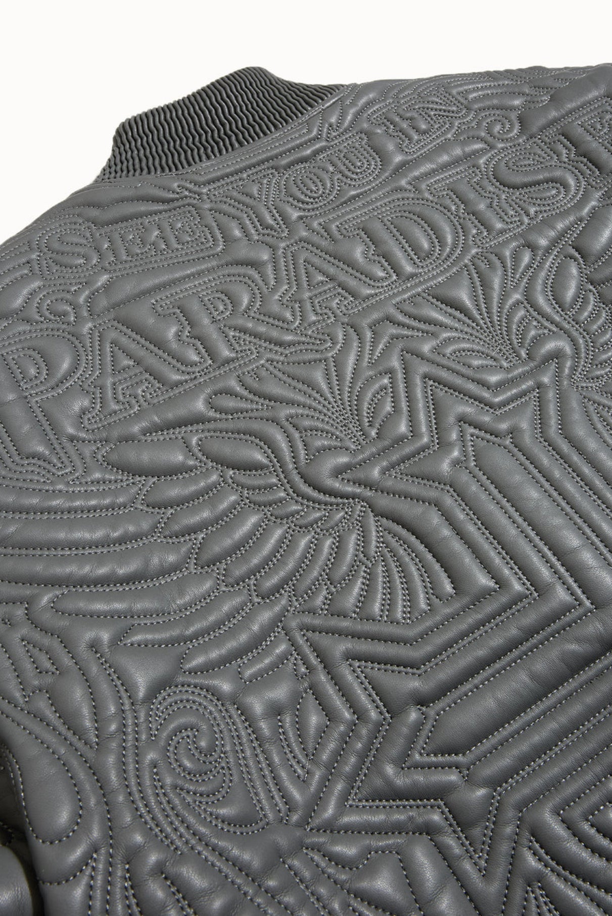 Graphic Bomber Jacket (Gray)