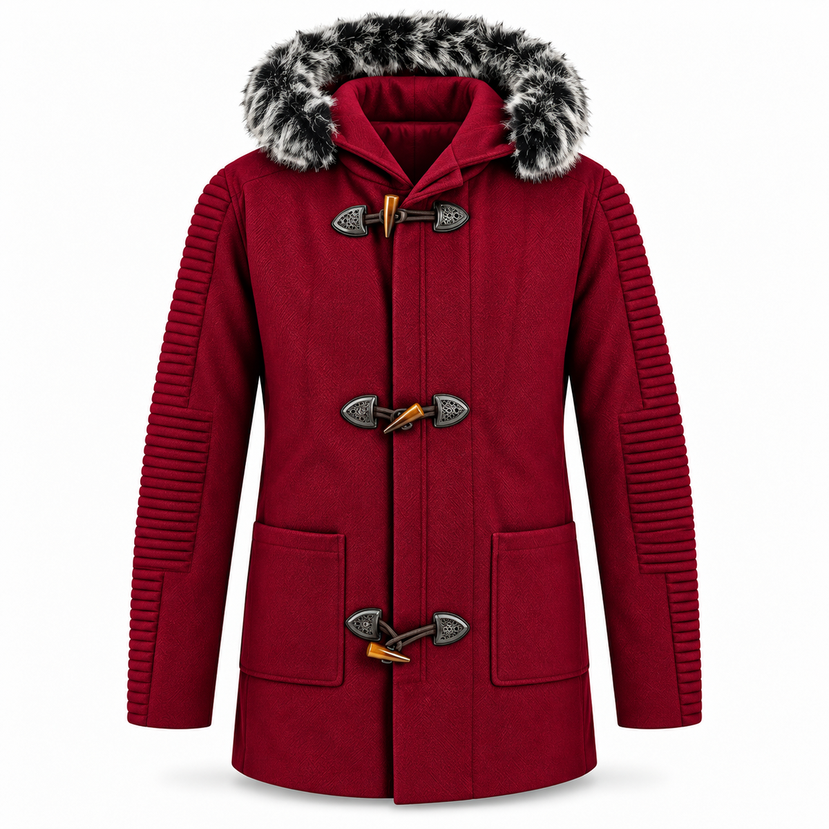 OIM "Lexington" Zip up Sweater (Cabernet)