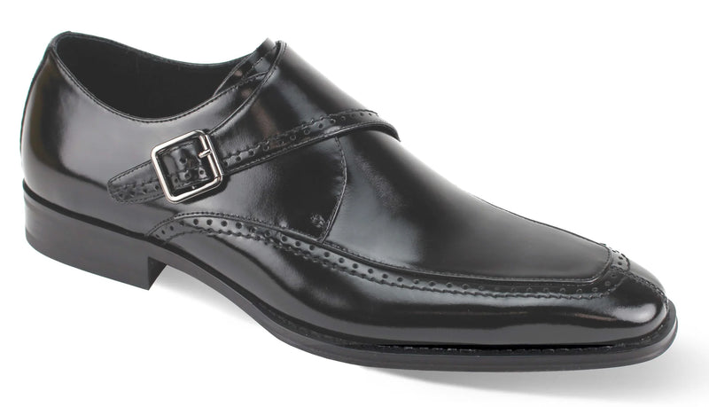 Giovani Leather Shoe (Black) Amato