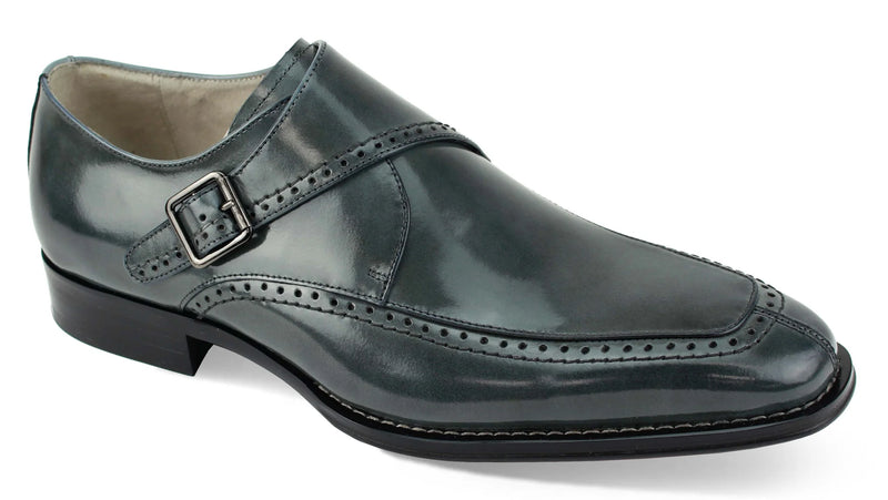 Giovani Leather Shoe (Gray) Amato