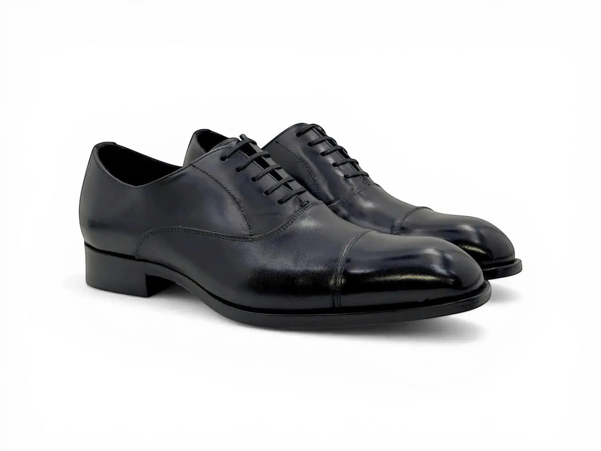 Avon Cap Toe Oxford in Leather Sole