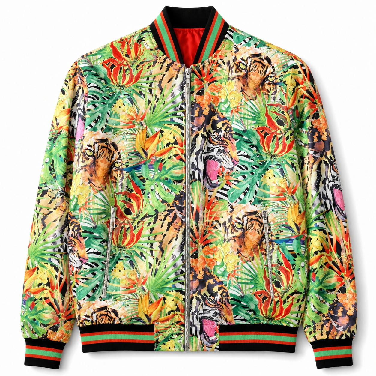 BRX Supreme Bomber Jacket Green Tropics
