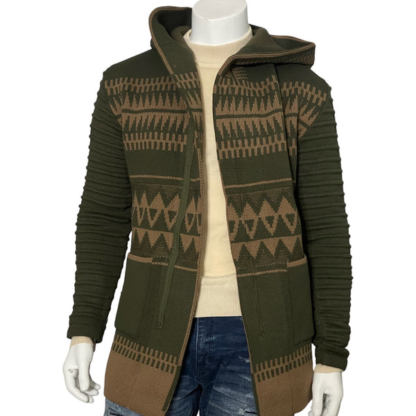 Alpine Sweater 3/4 Length (Army/Tan) OIM