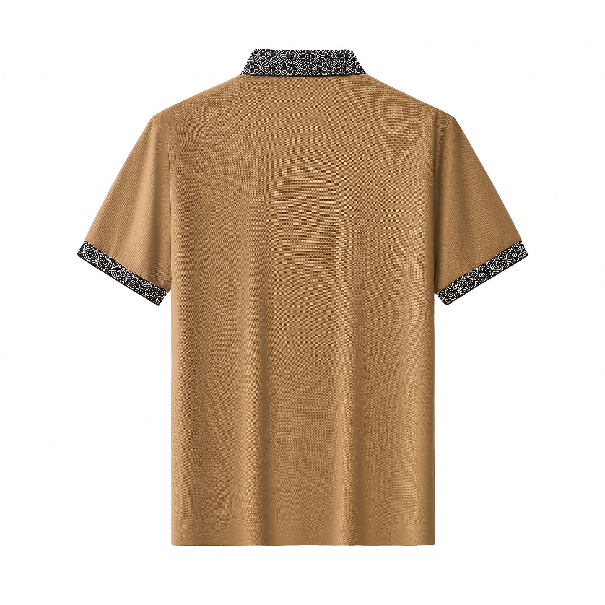 Pattern Trim Performance Polo – El Baron KHAKI