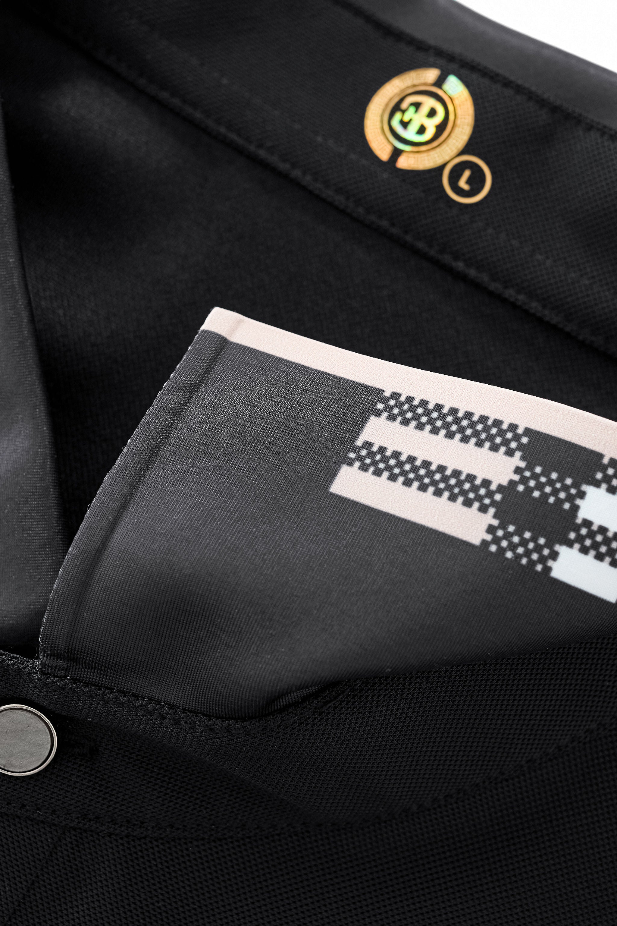 Signature Trim Performance Polo – El Baron BLACK