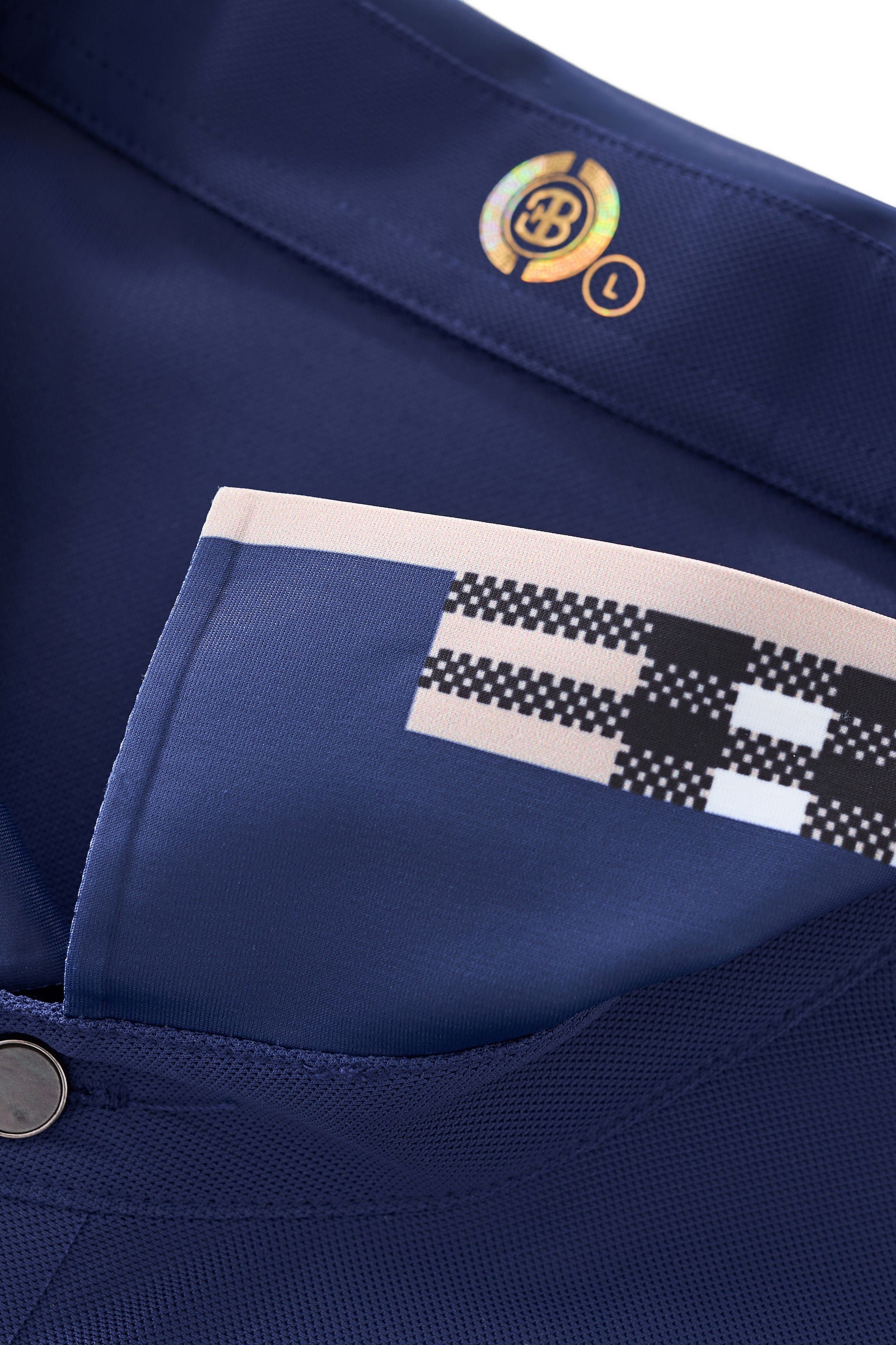 Signature Trim Performance Polo – El Baron NAVY