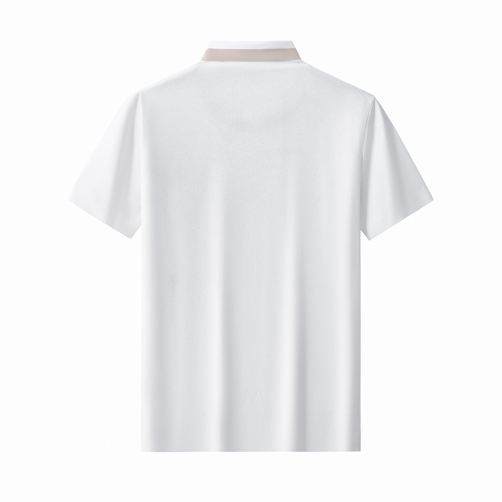 Signature Trim Performance Polo – El Baron WHITE