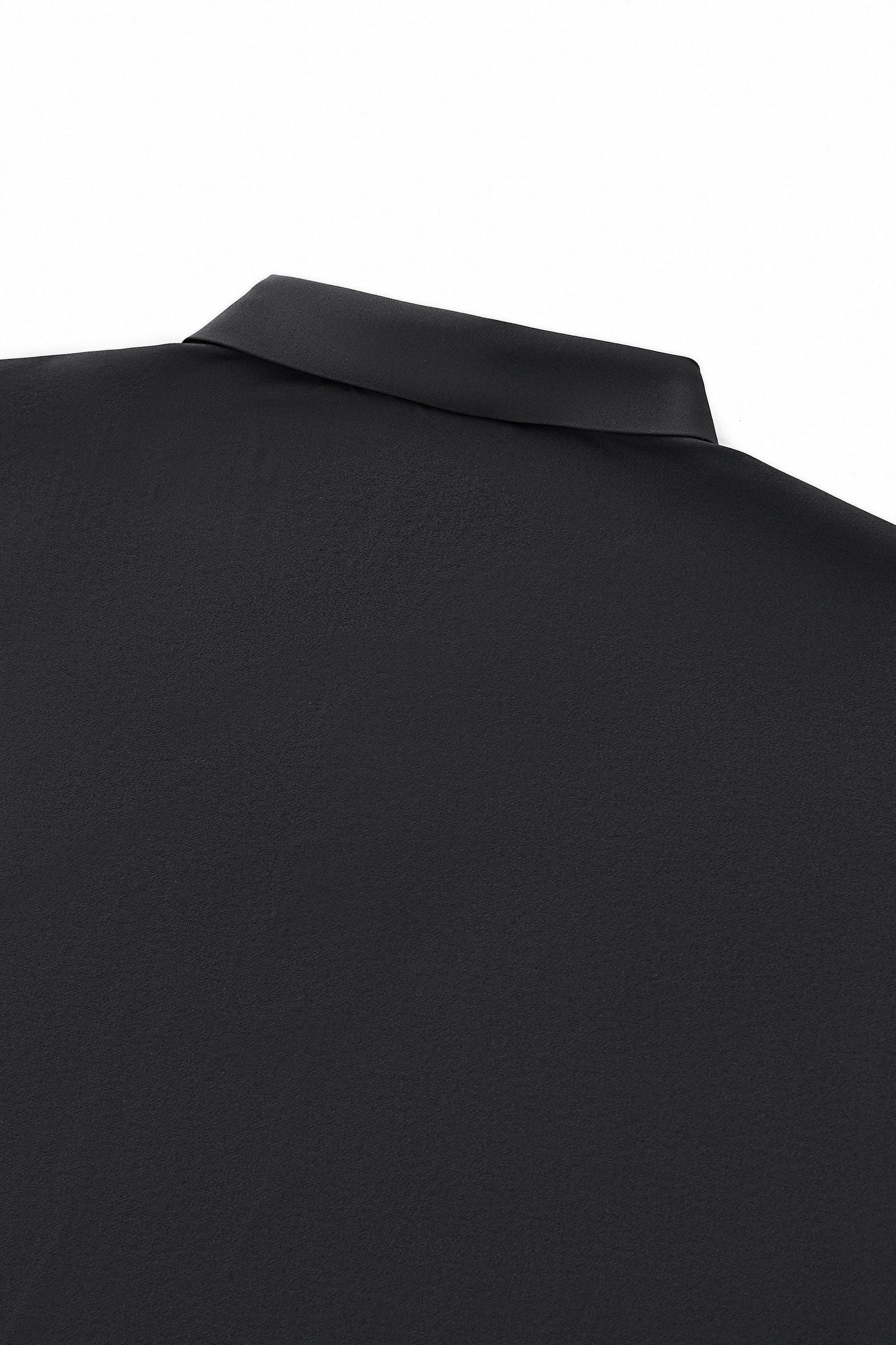 Perforated Collar Performance Polo – El Baron BLACK/GOLD