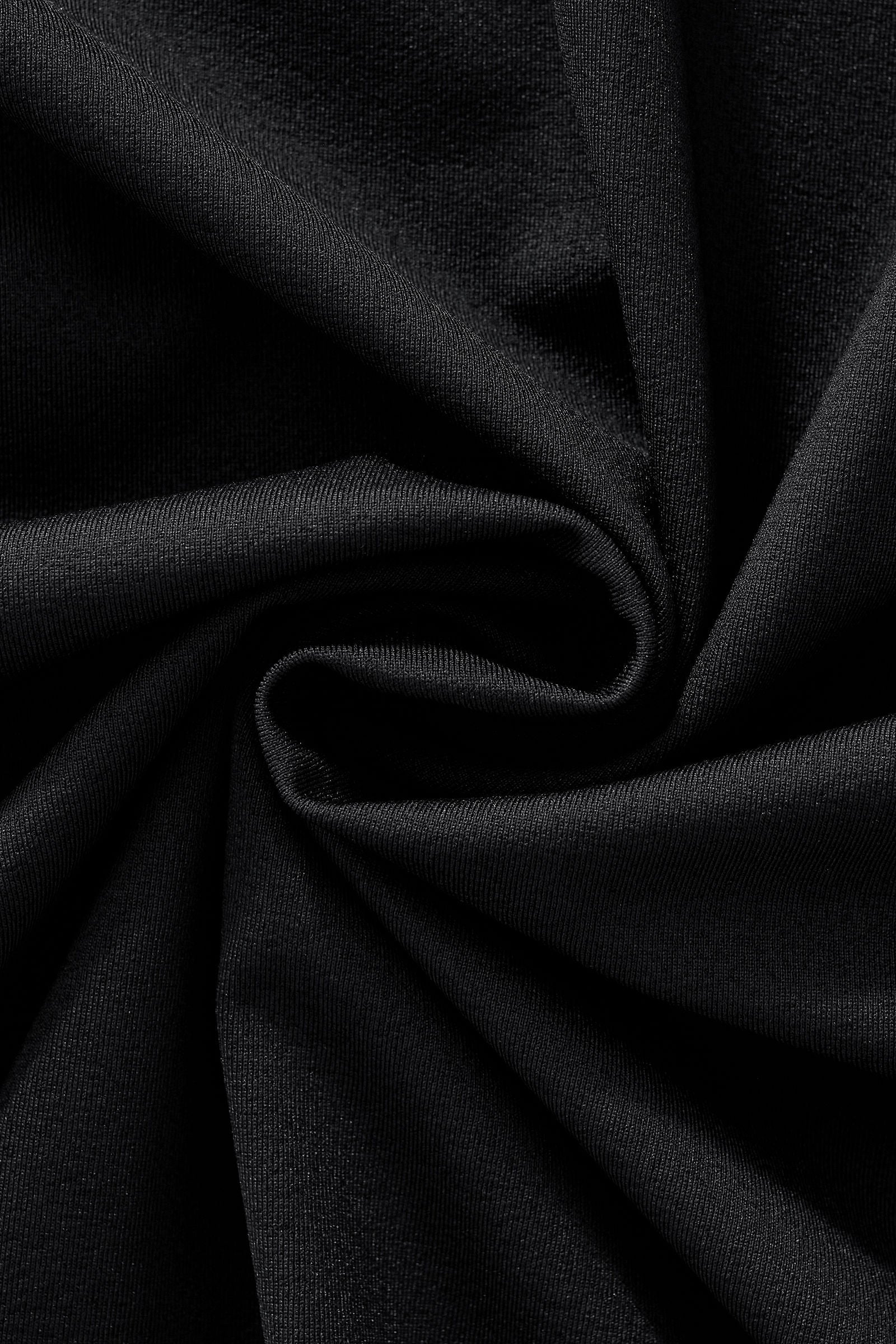 Perforated Collar Performance Polo – El Baron BLACK/SILVER