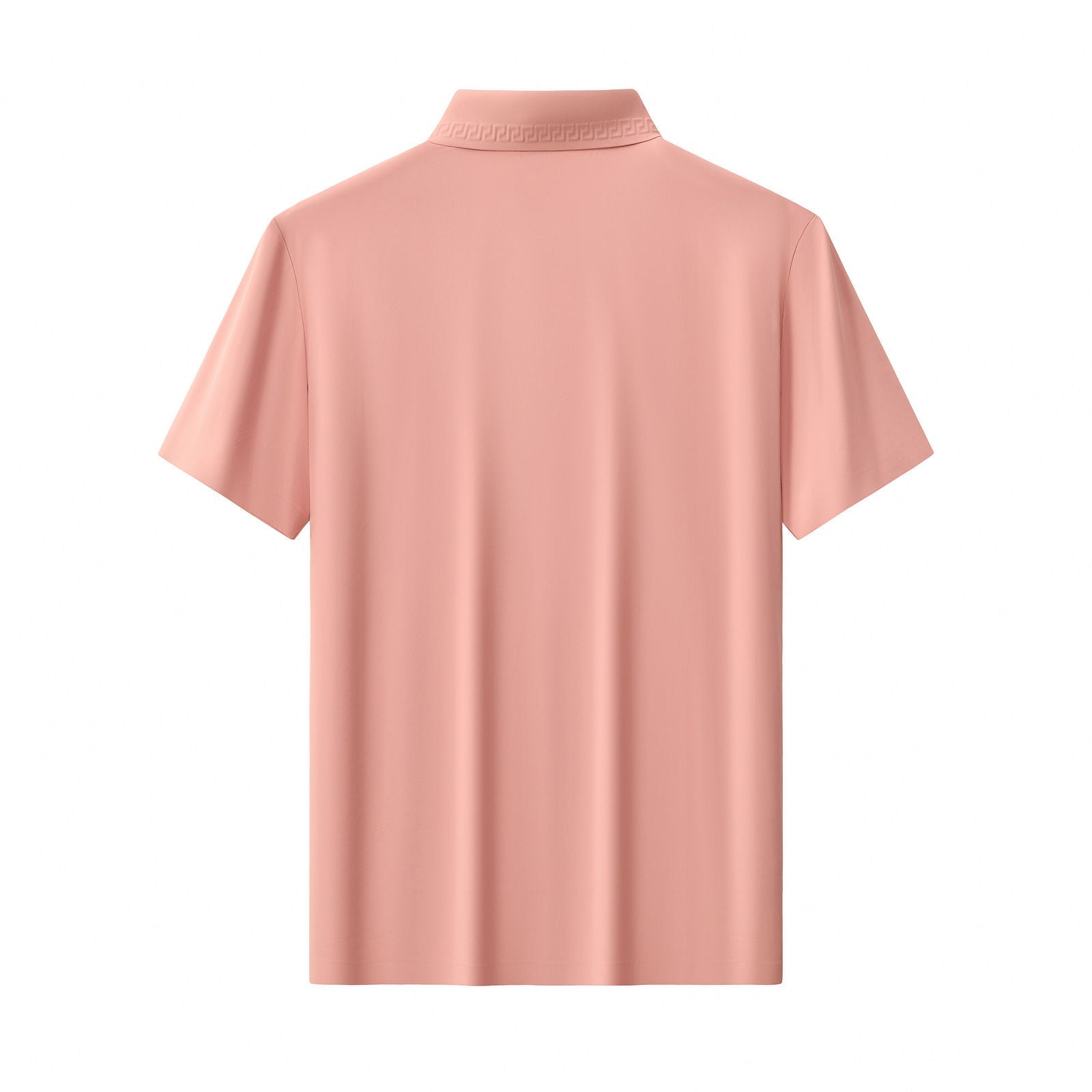 Embossed Placket Performance Polo – El Baron BRICK