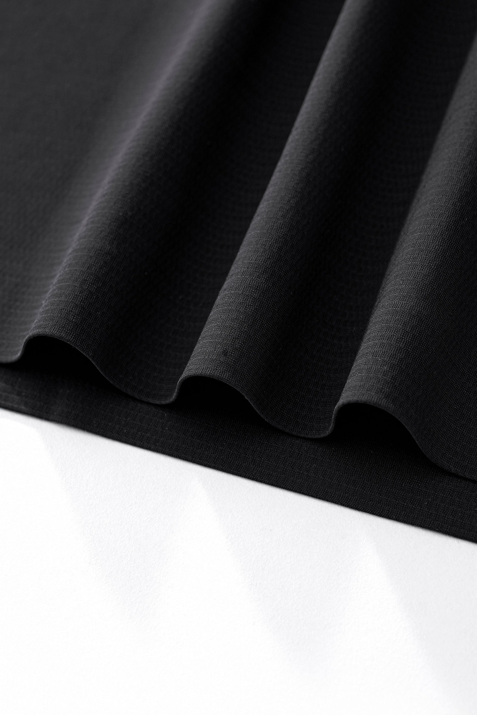 Zip Placket Performance Polo – El Baron BLACK