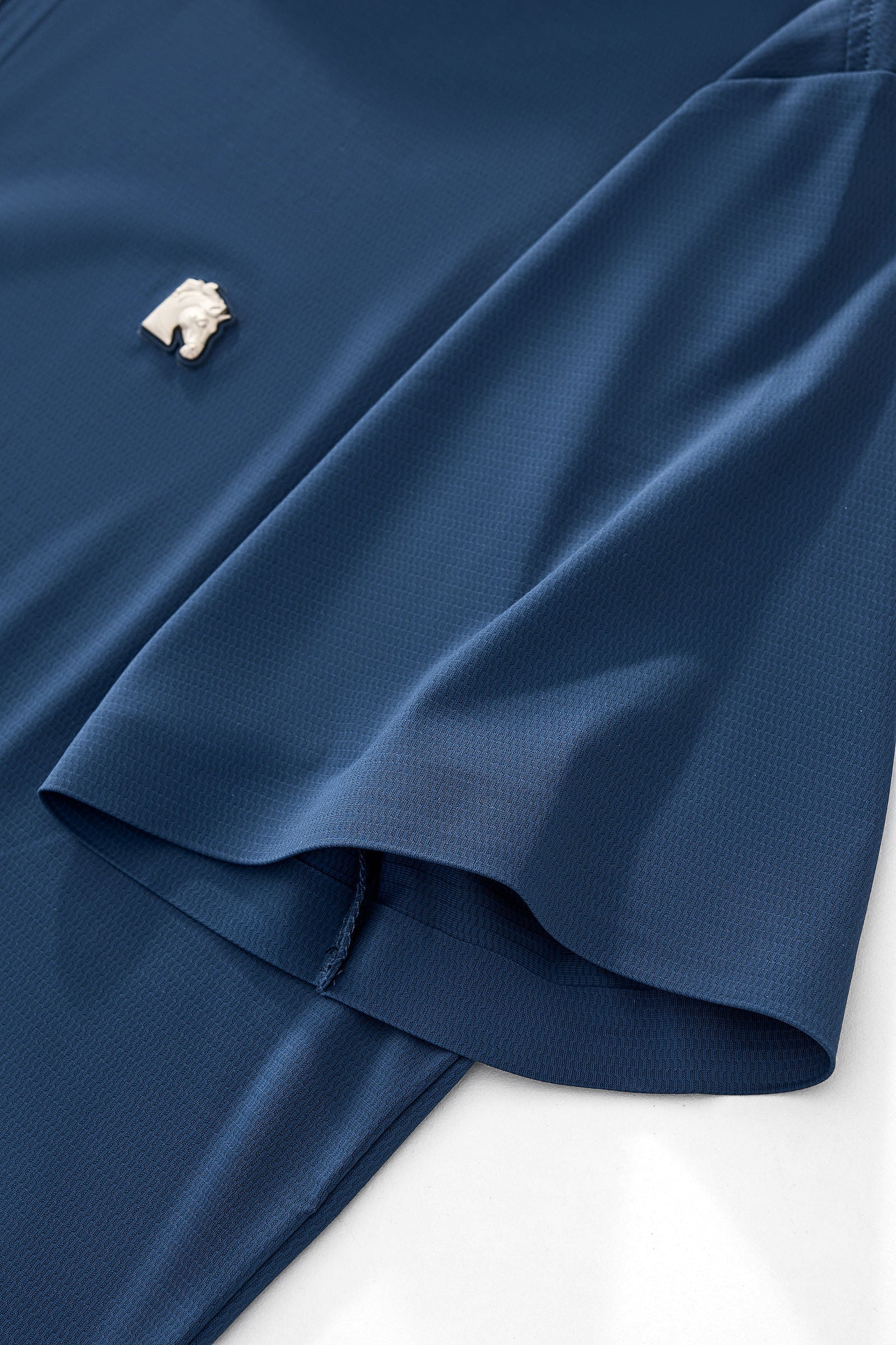 Zip Placket Performance Polo – El Baron DARK BLUE