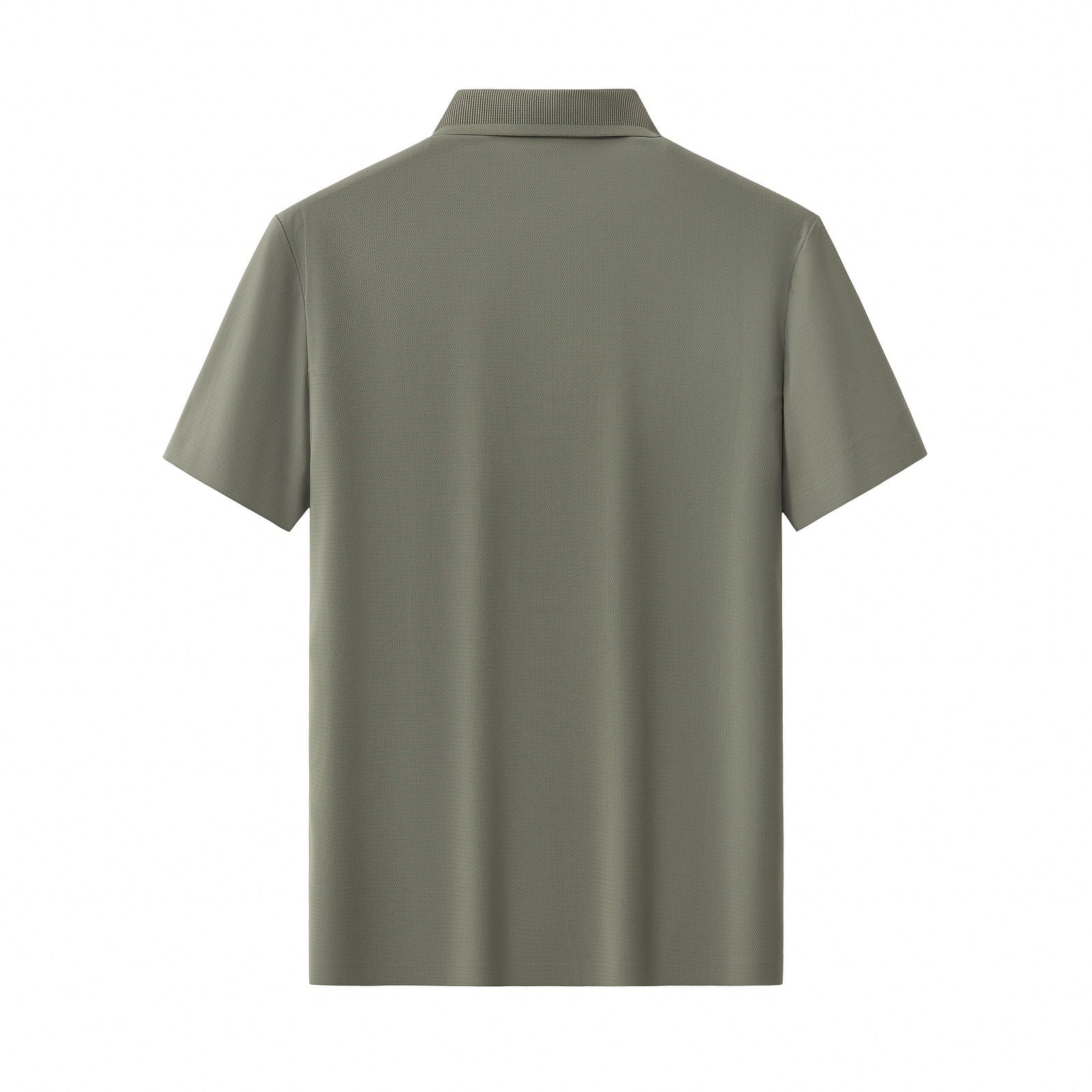 Zip Placket Performance Polo – El Baron DARK GREEN