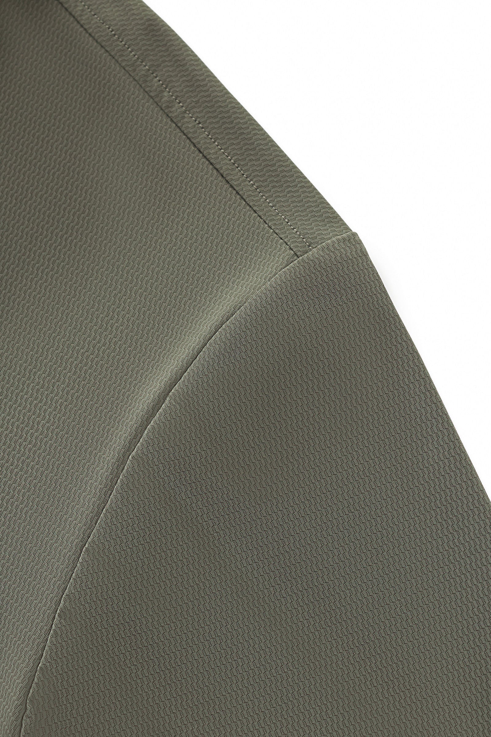 Zip Placket Performance Polo – El Baron DARK GREEN