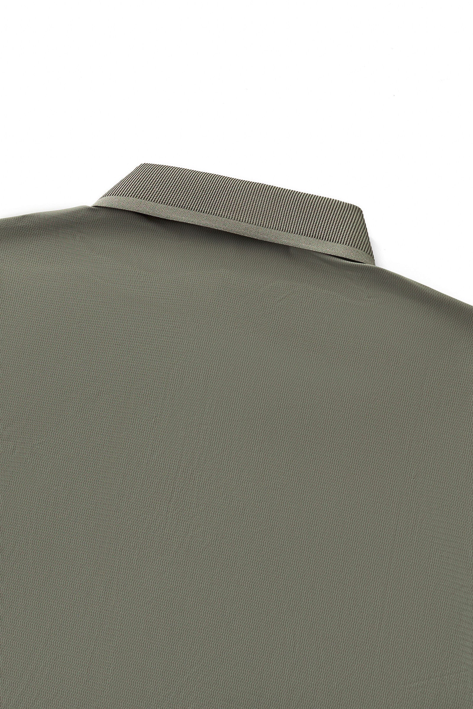 Zip Placket Performance Polo – El Baron DARK GREEN