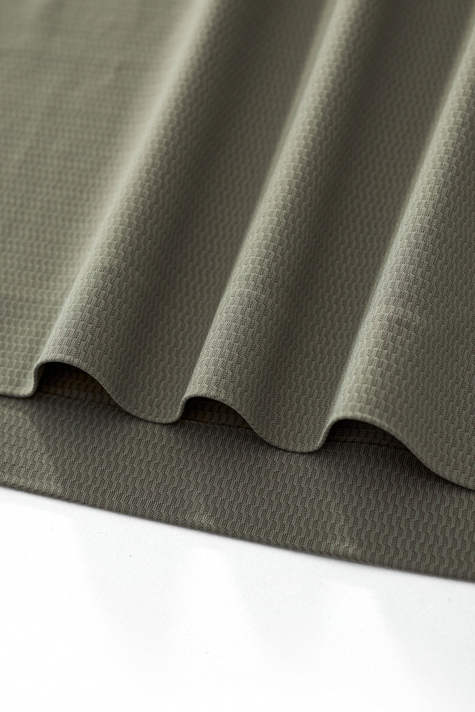 Zip Placket Performance Polo – El Baron DARK GREEN