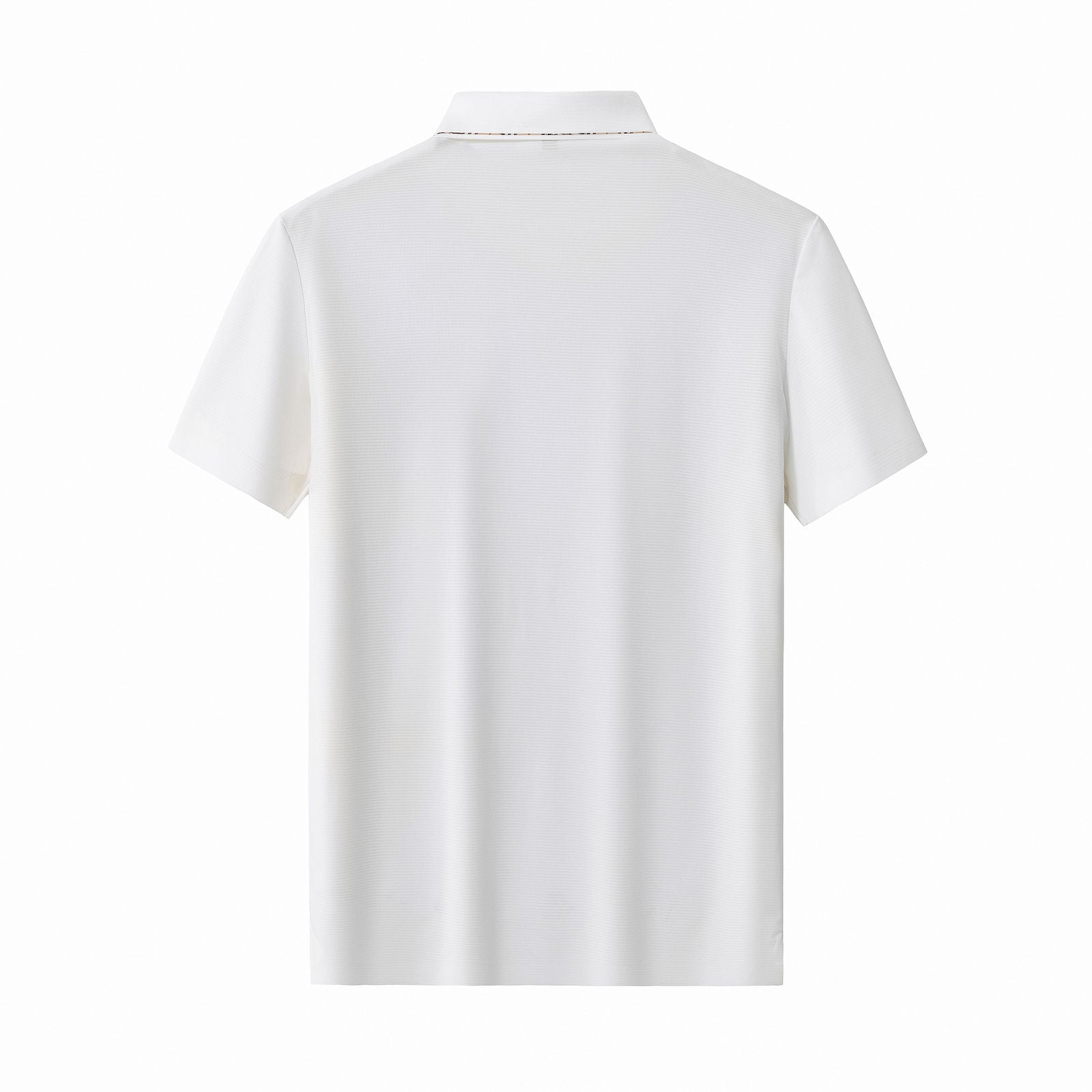 Contrast Trim Detail Polo – El Baron WHITE