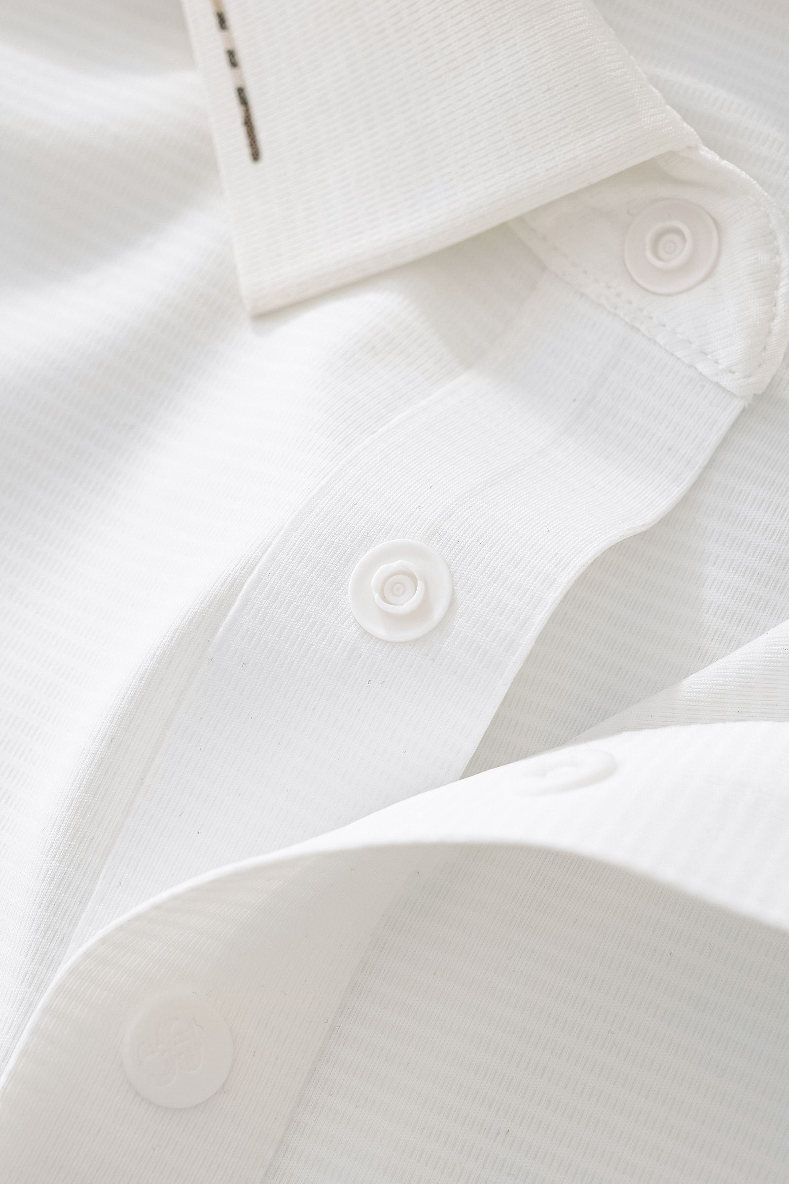 Contrast Trim Detail Polo – El Baron WHITE