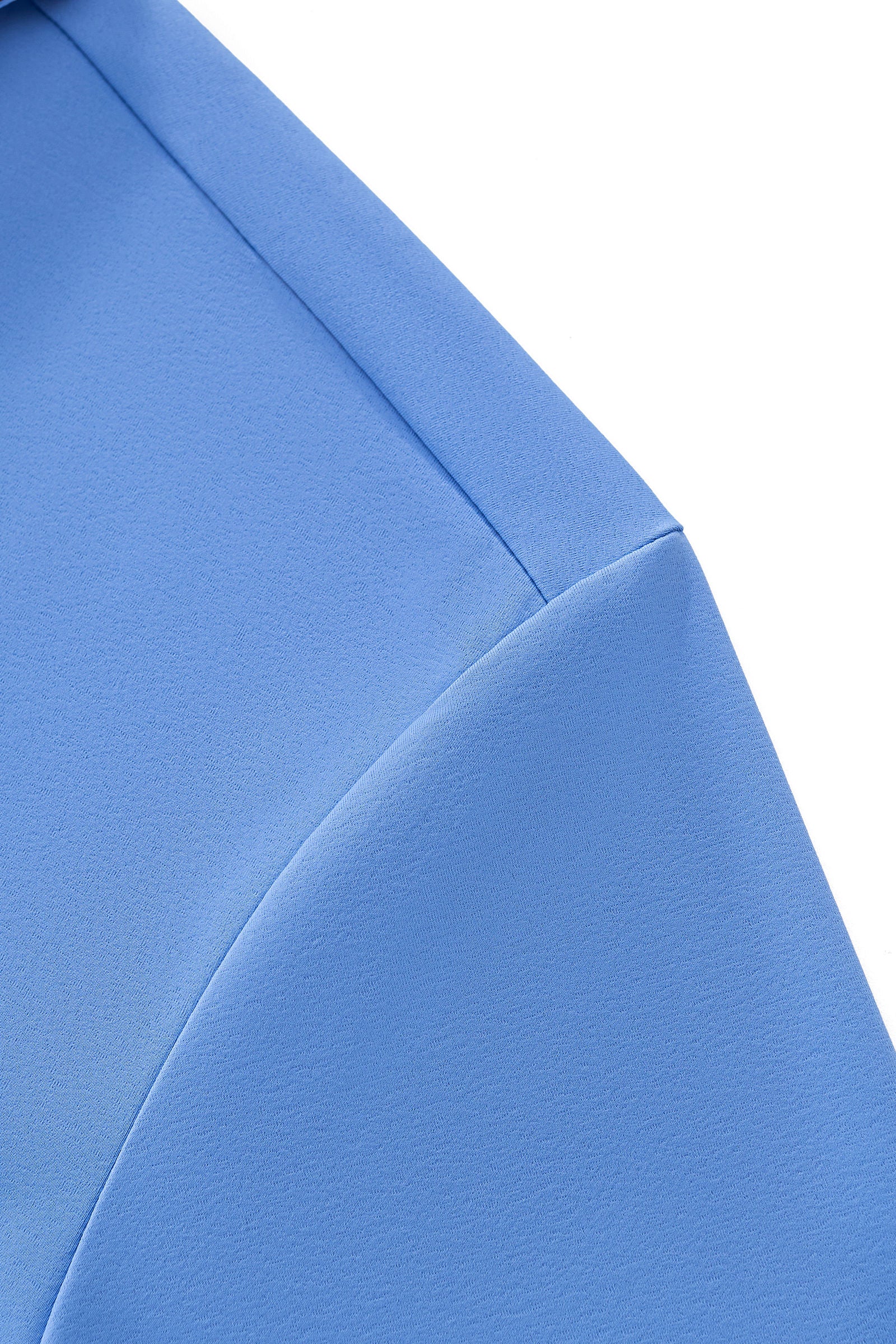 Stripe Collar Performance Polo – El Baron BLUE