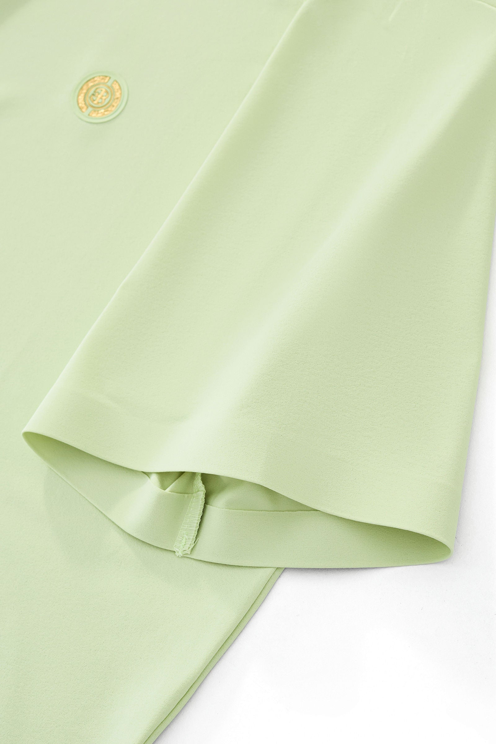 Stripe Collar Performance Polo – El Baron GREEN