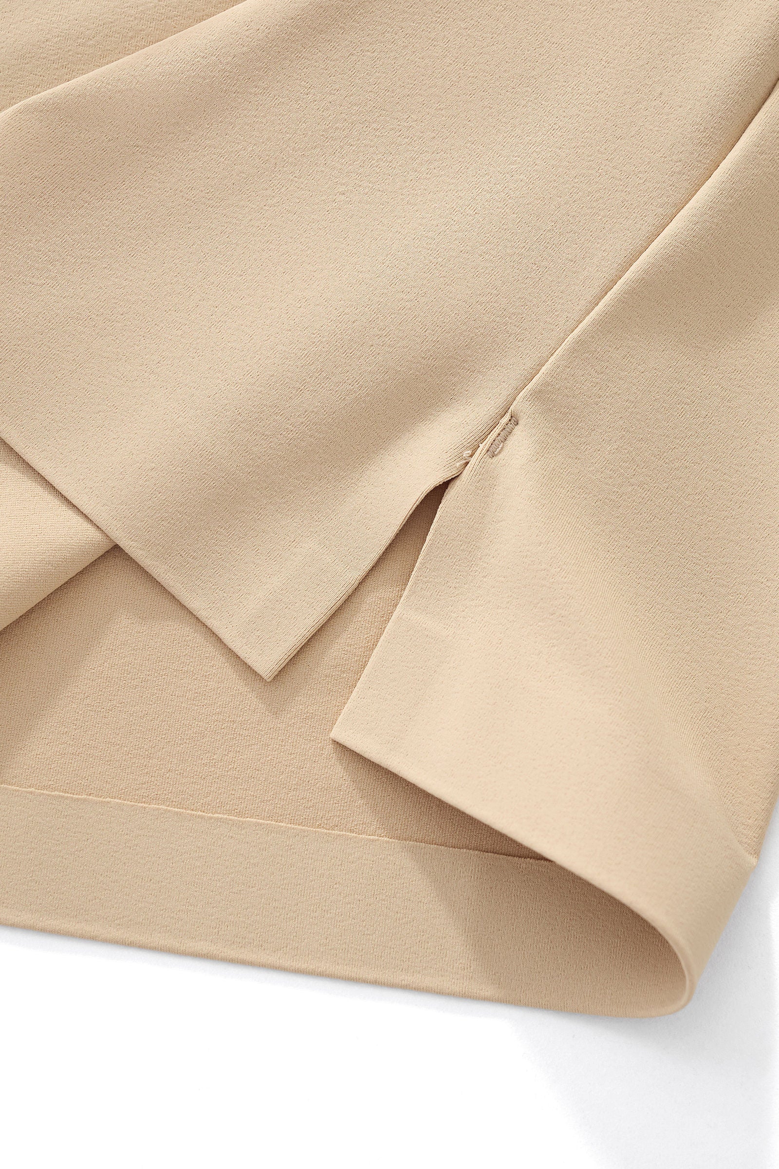 Stripe Collar Performance Polo – El Baron KHAKI