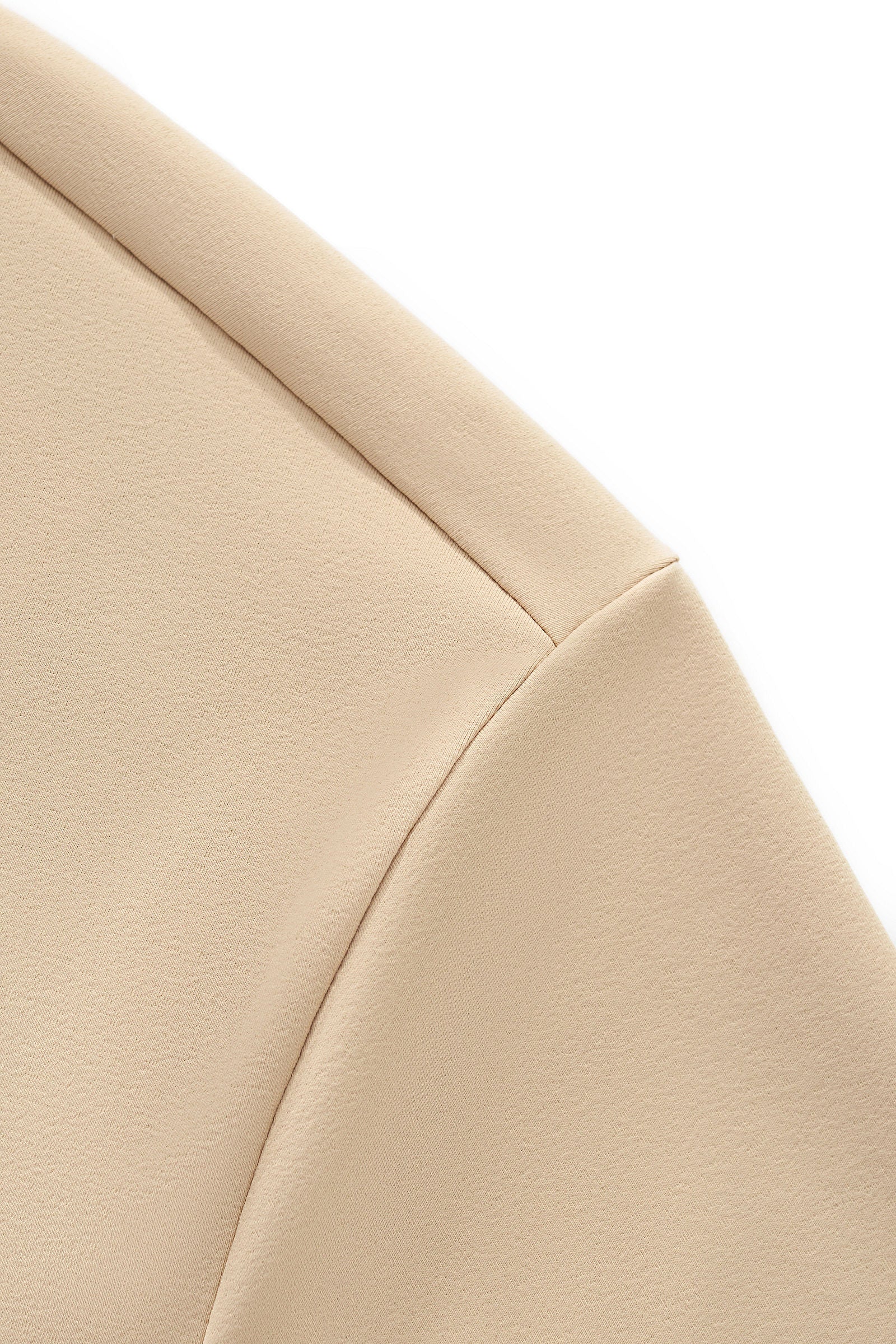 Stripe Collar Performance Polo – El Baron KHAKI