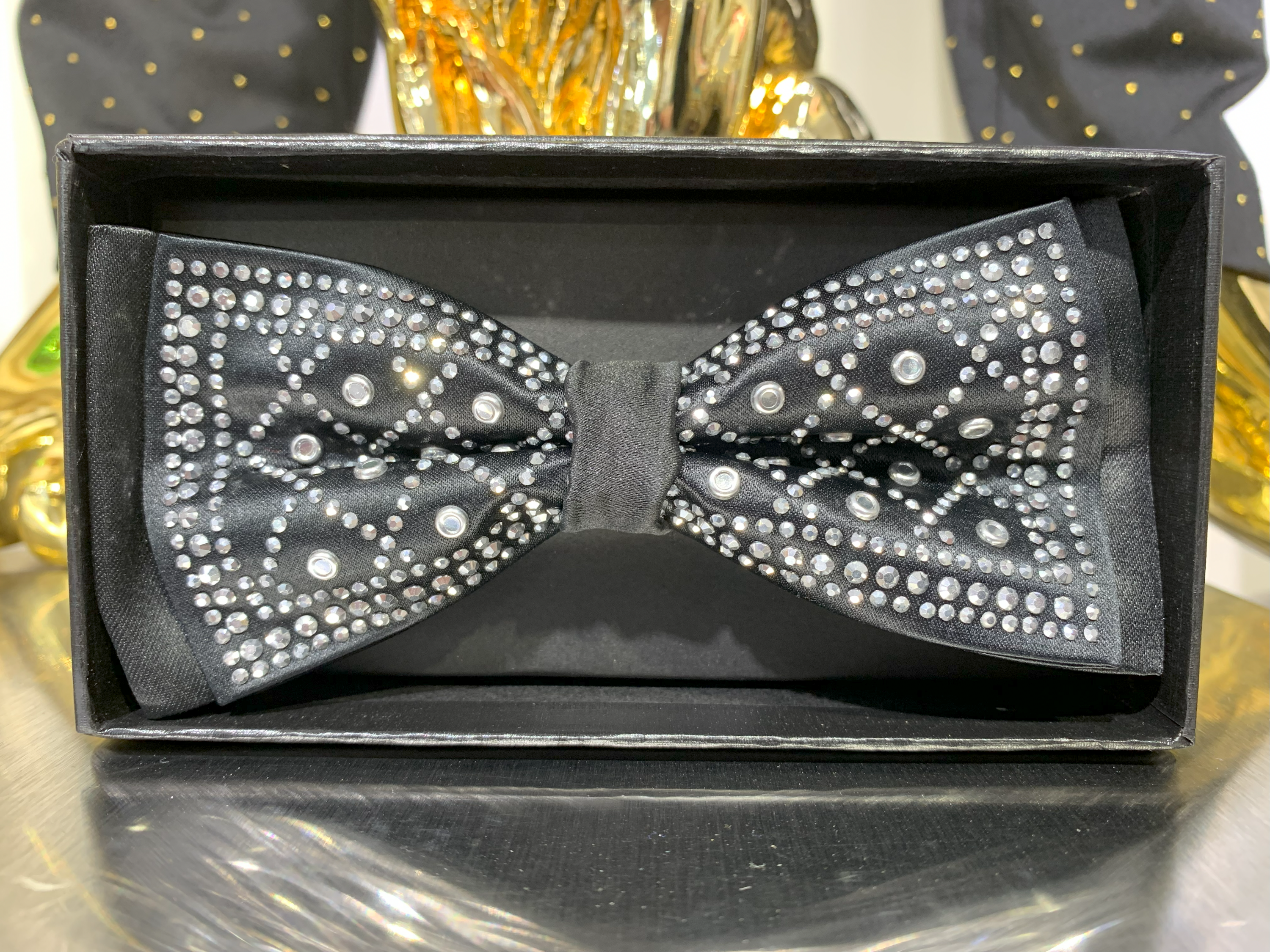 Dapper Ties BLACK/SILVER
