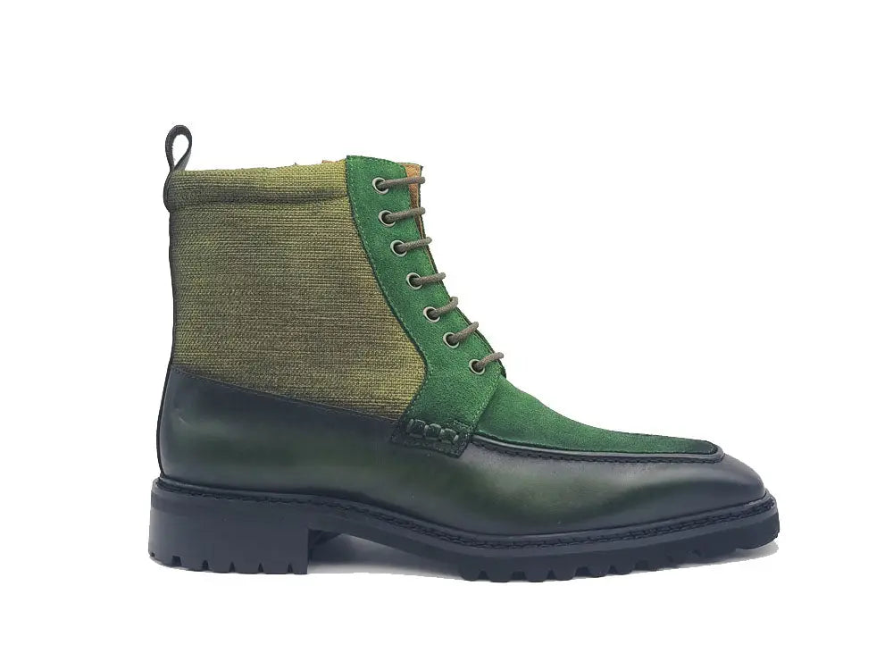 Lace-up Boot with Side Zipper