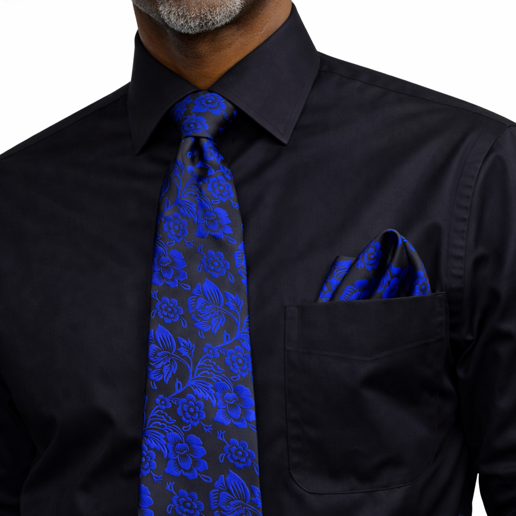 Rossi Man Tie & Pocket Round Set – RMR567-1