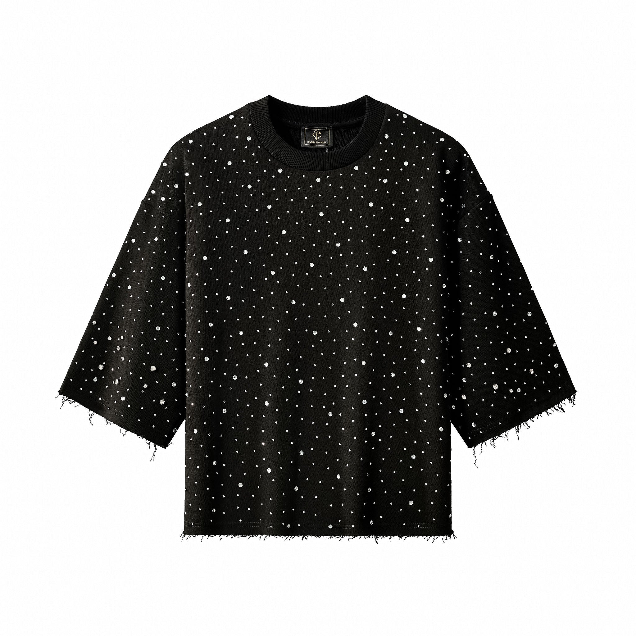 Stellar Scatter Sweatshirt – Century Penthouse BLACK/SILVER