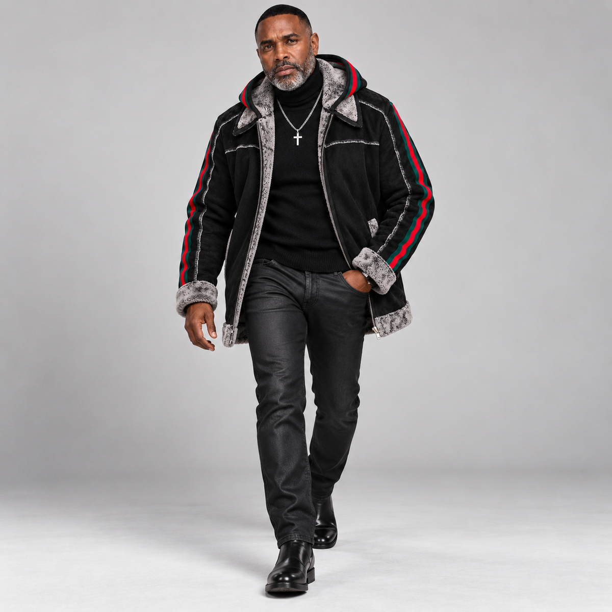 Prestige "Highrise" Shearling (Black) Designer Edition