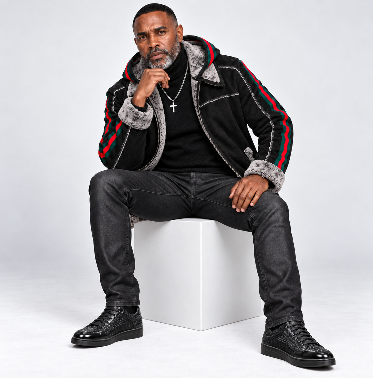 Prestige "Highrise" Shearling (Black) Designer Edition