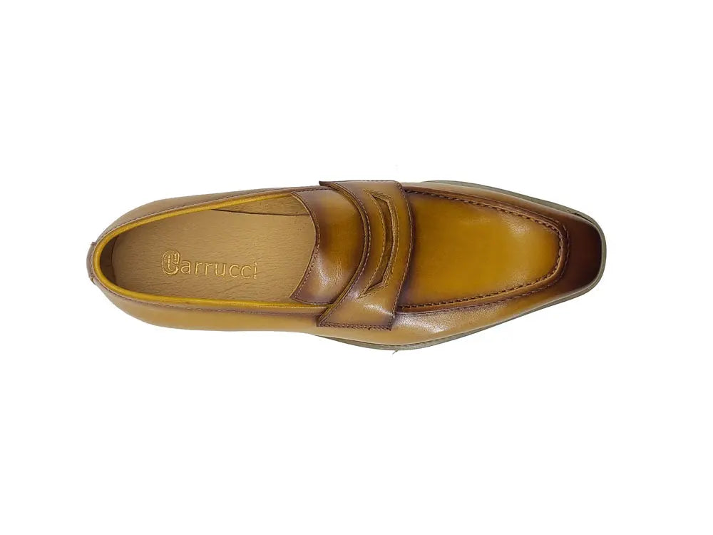 Patina Burnished Penny Loafer