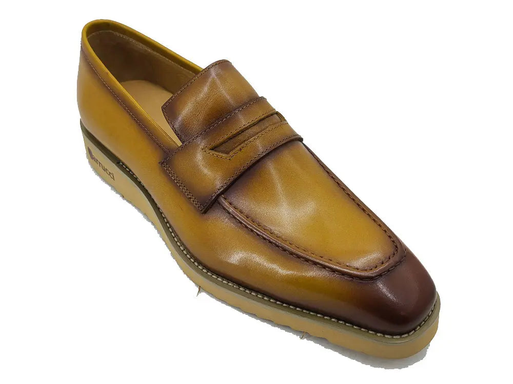 Patina Burnished Penny Loafer