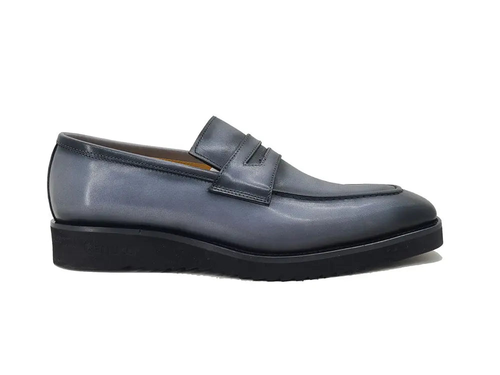 Patina Burnished Penny Loafer