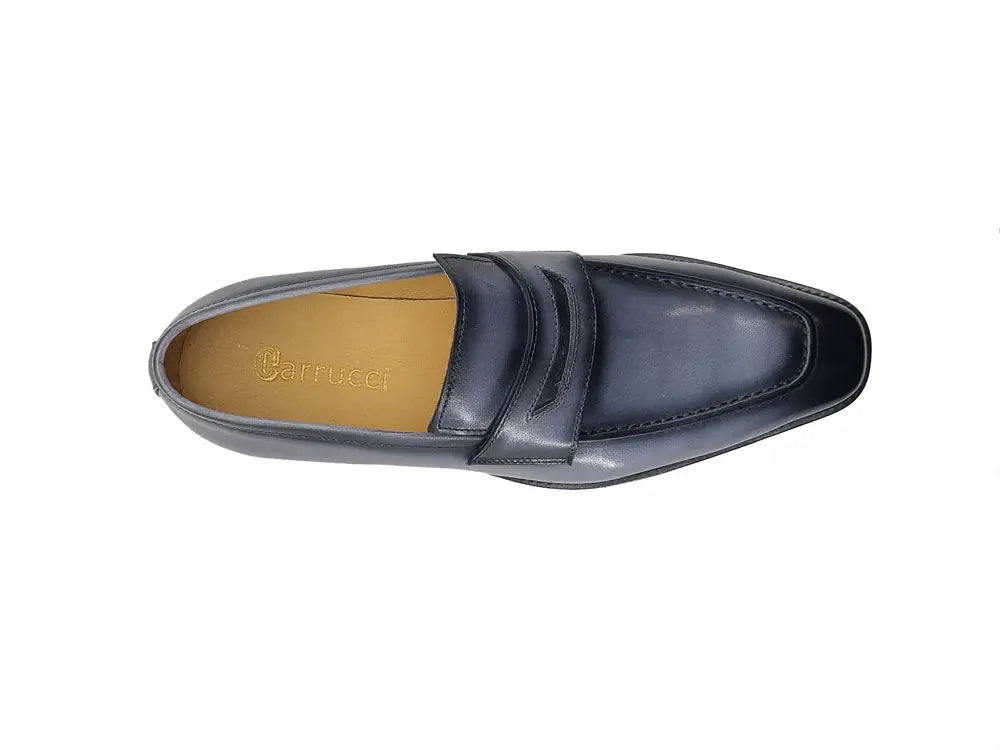 Patina Burnished Penny Loafer