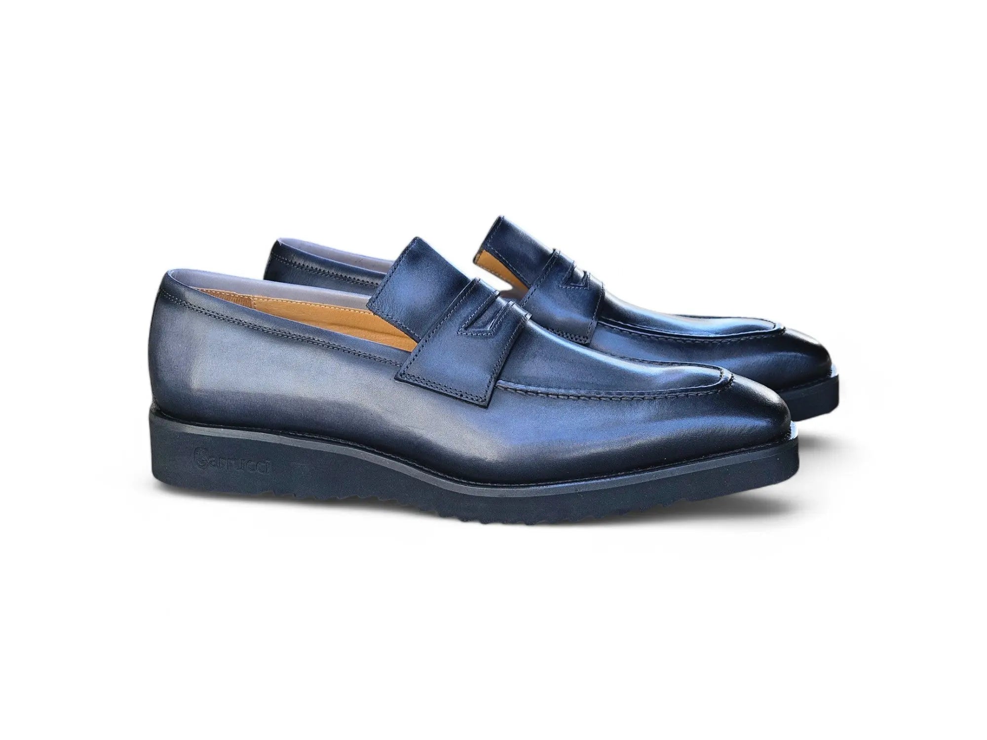 Patina Burnished Penny Loafer